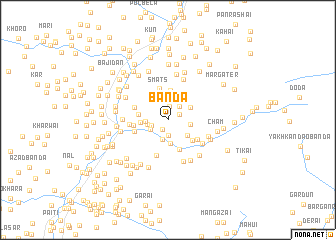 map of Bānda