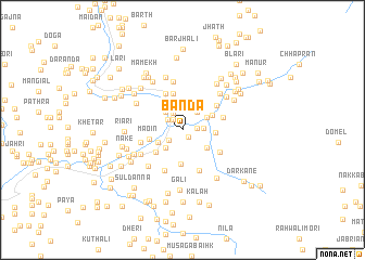 map of Bānda