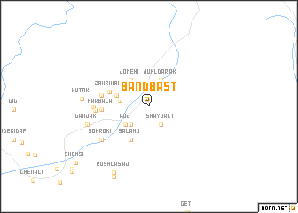 map of Band Bast