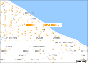 map of Band Bon-e Qāsemābād