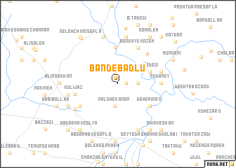 map of Band-e Bādlū