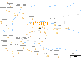 map of Bandebān