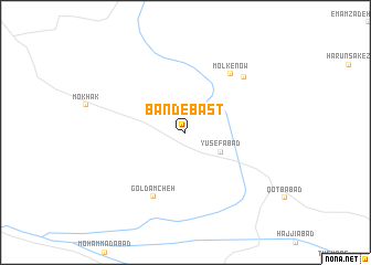 map of Band-e Bast