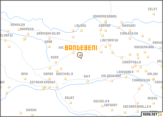 map of Band-e Benī