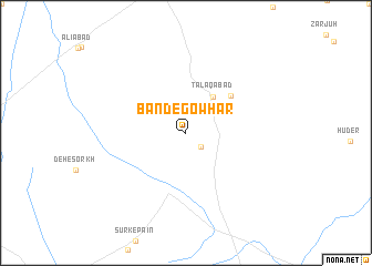 map of Band-e Gowhar