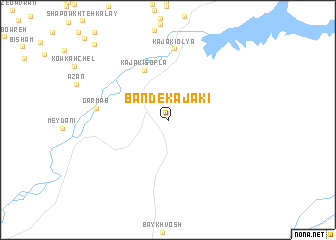 map of Band-e Kajakī