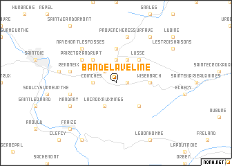 map of Ban-de-Laveline