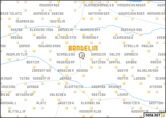 map of Bandelin
