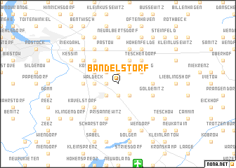 map of Bandelstorf