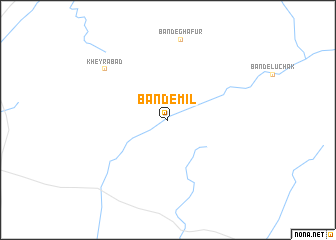 map of Band-e Mīl