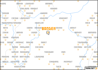 map of Bản Dem