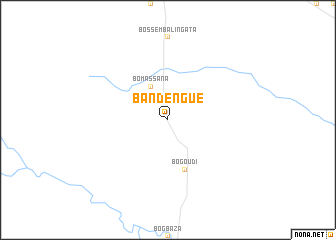 map of Bandengué