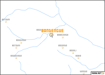 map of Bandengué
