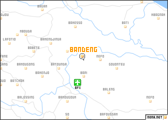 map of Bandeng