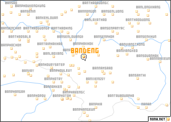 map of Ban Dèng