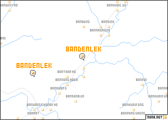 map of Ban Den Lek