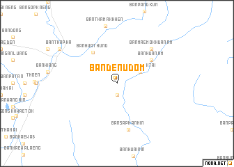 map of Ban Den U-dom