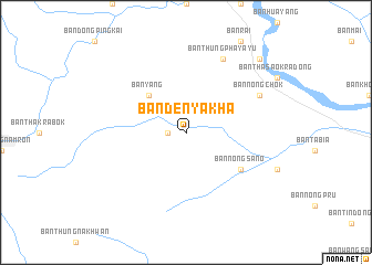 map of Ban Den Ya Kha