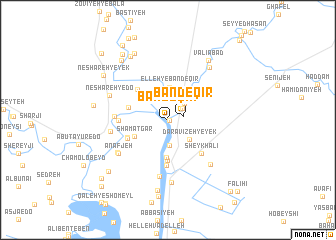 map of Band-e Qīr