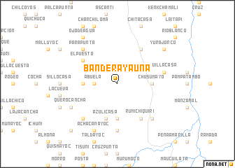 map of Banderayauna