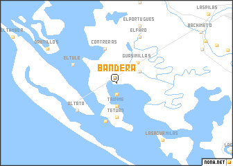 map of Bandera