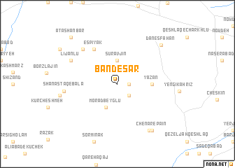 map of Band-e Sar