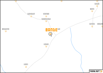 map of Bandé