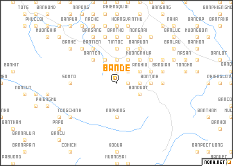 map of Bản Dè