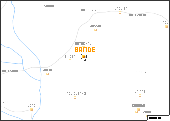 map of Bande