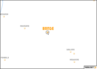 map of Bande