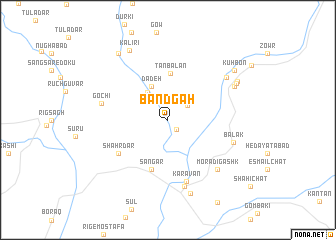 map of Bandgāh