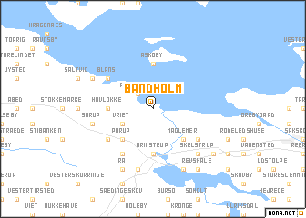 map of Bandholm