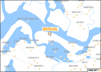 map of Bandial