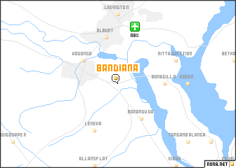 map of Bandiana