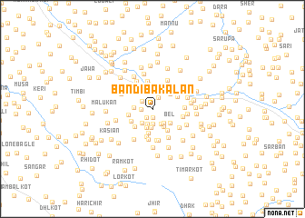 map of Bāndi Bakālān