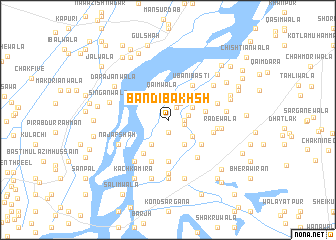map of Bandi Bakhsh