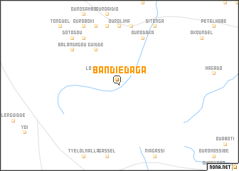 map of Bandiédaga