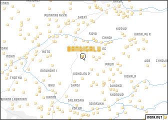 map of Bāndi Galu