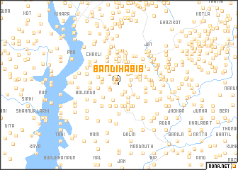 map of Bāndi Habīb