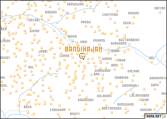 map of Bandi Hajām