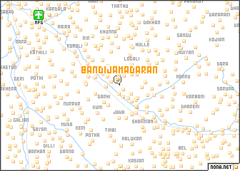 map of Bāndi Jamadārān