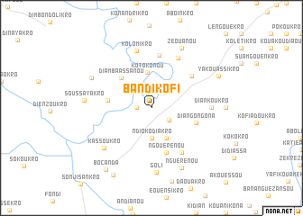 map of Bandikofi