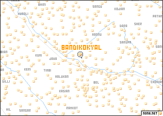 map of Bāndi Kokyāl