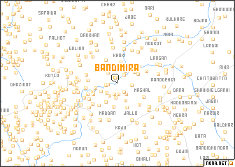 map of Bāndi Mīra