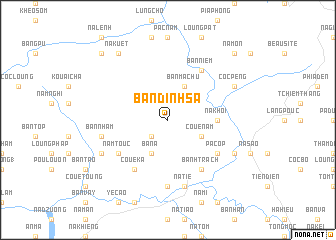 map of Bản Dinh Sa