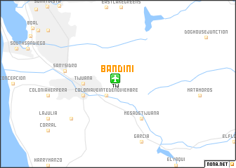 map of Bandini