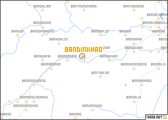 map of Ban Din Khao