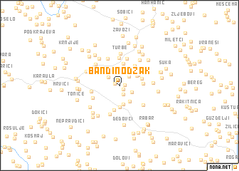 map of Bandin Odžak