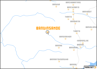 map of Ban Din Samoe