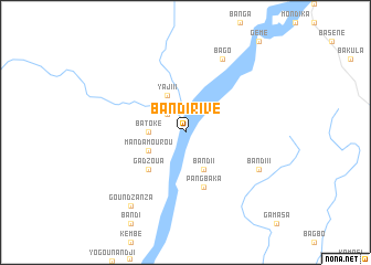 map of Bandi-Rive